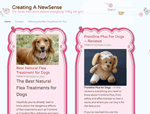 Tablet Screenshot of creatinganewsense.com